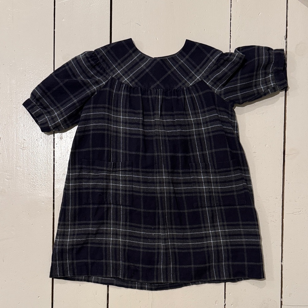 Bonpoint Elegant Black and Gray Dress